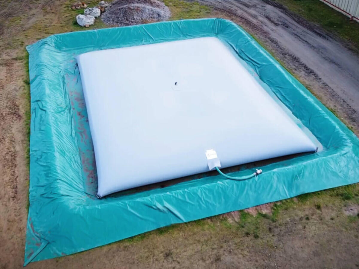 EXFLO UAN-tank op een agrarisch bedrijf