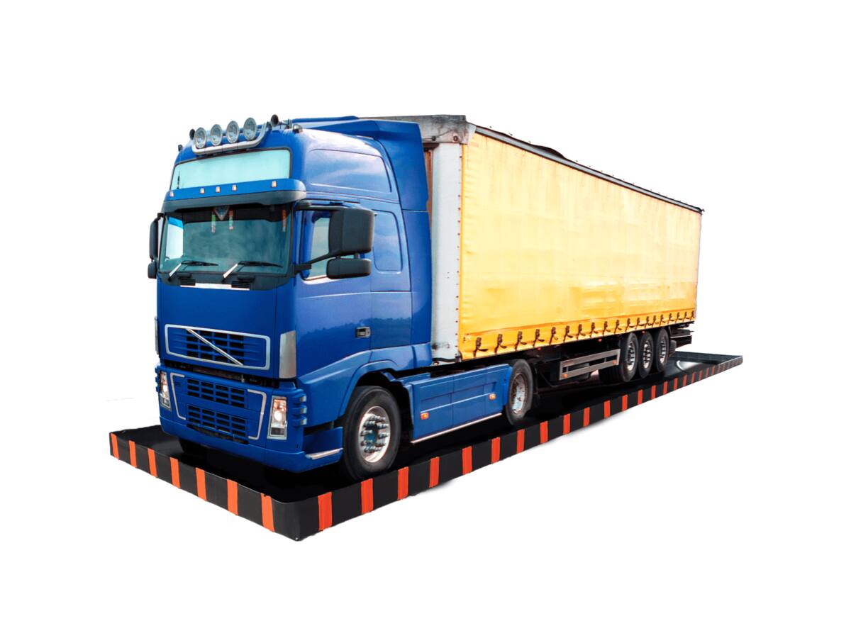EXFLO inrijdbare opvangbak voor een vrachtwagen